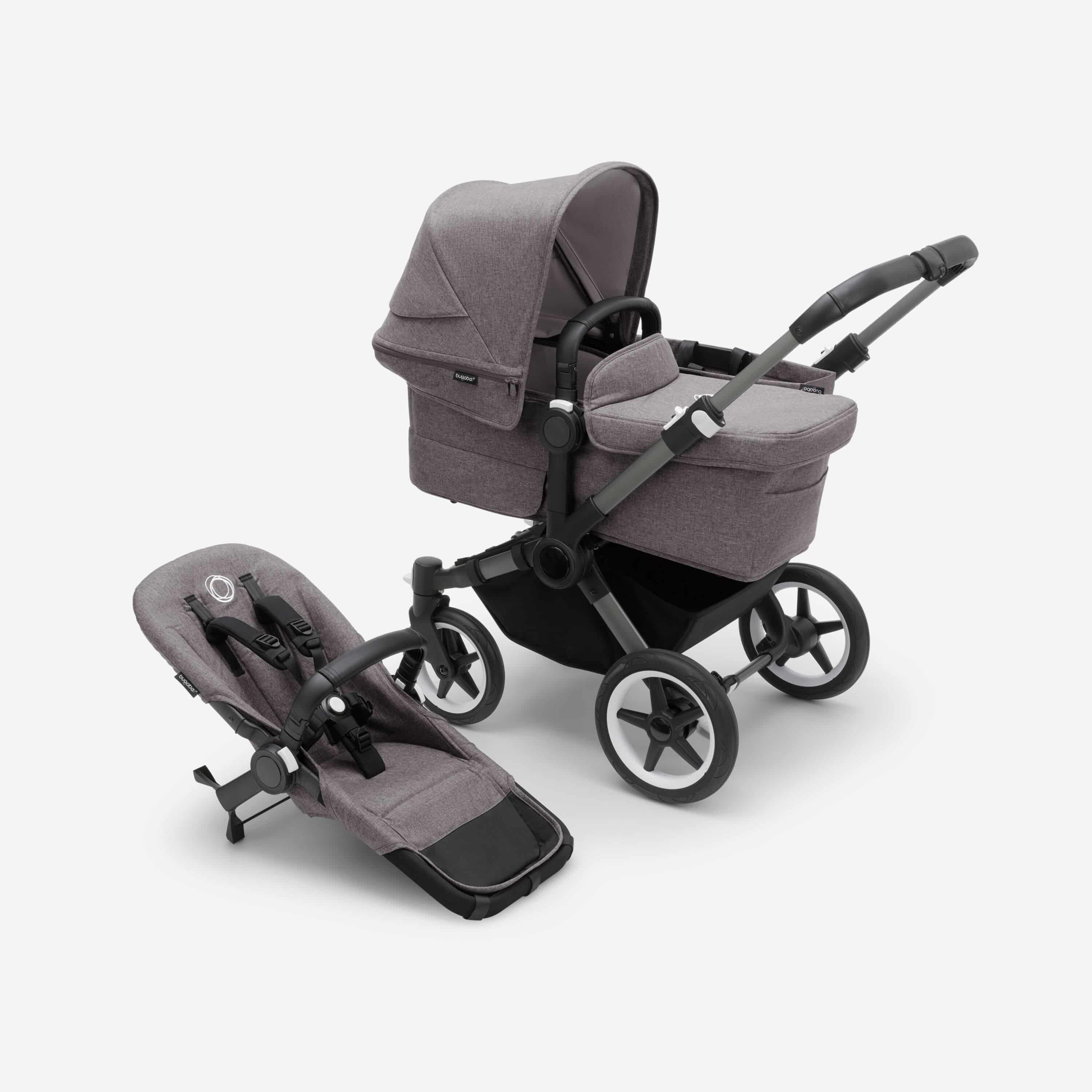 Bugaboo Donkey5 Mono komplett graphite/ grey melange – Bugaboo Donkey5 Mono komplett graphite/ grey melange bei babybrands.de kaufen ✓ sicher, einfach & bequem online bestellen ✓